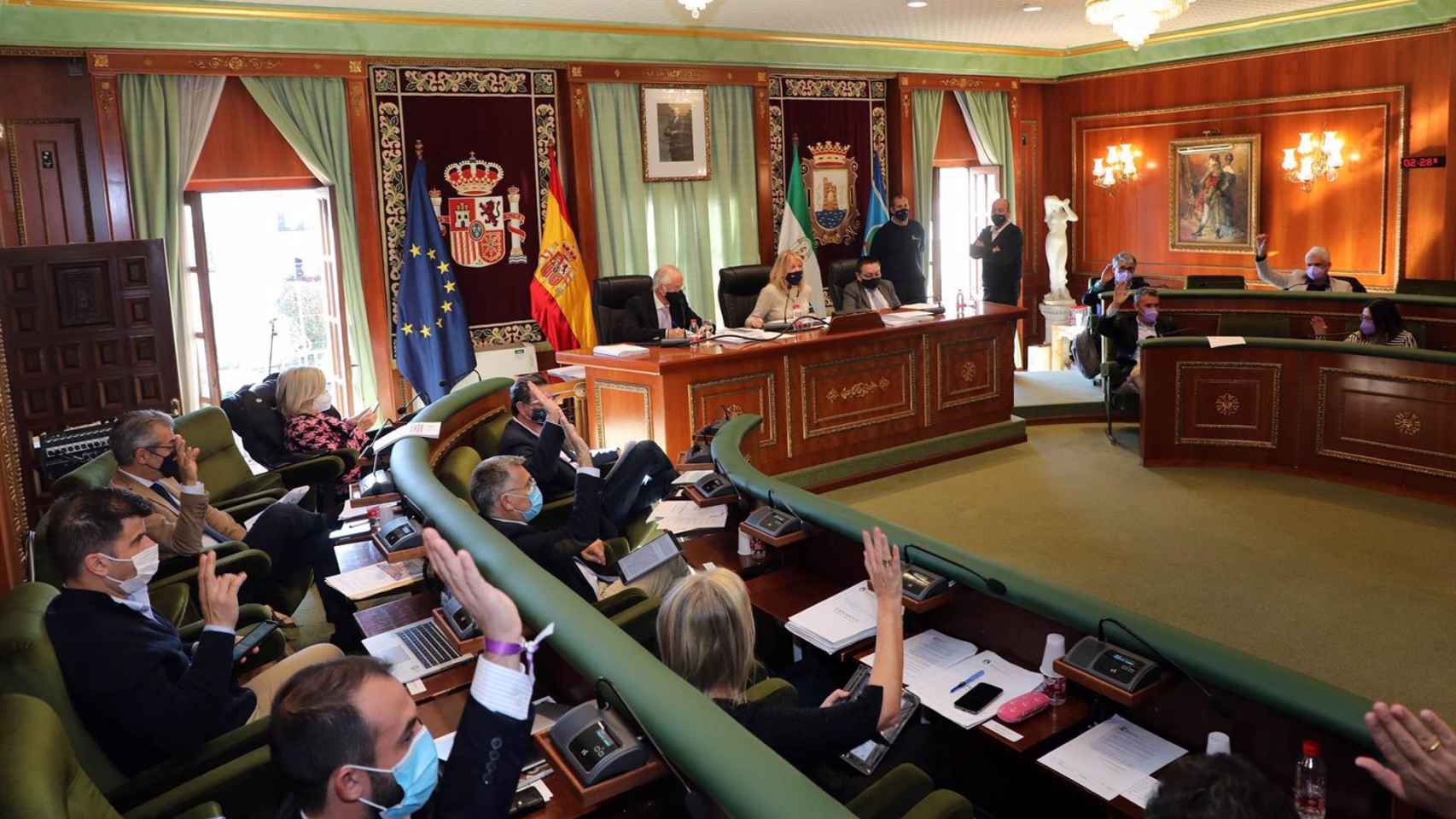 Pleno del Ayuntamiento de Marbella en noviembre.
