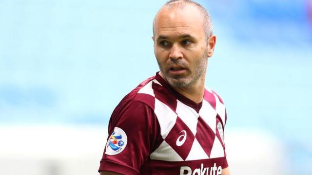 Andres Iniesta con el Vissel Kobe