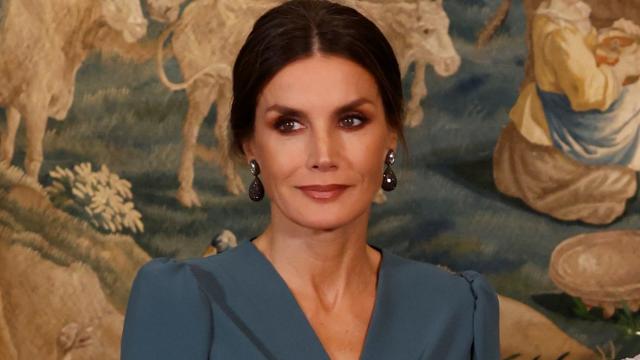 La reina Letizia este jueves por la noche en la Embajada Española en Estocolmo.