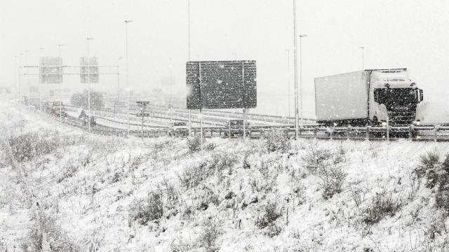 Imagen de archivo del temporal del pasado mes de marzo en España. Foto: Europa Press