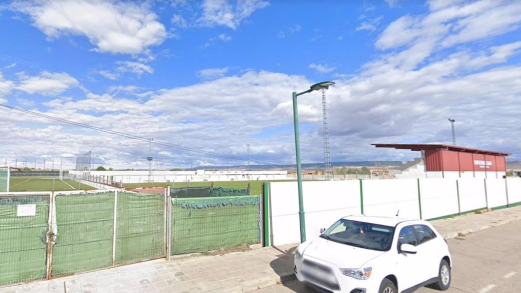 Campo de fútbol La Solana de Marchamalo (Guadalajara). Foto: EP