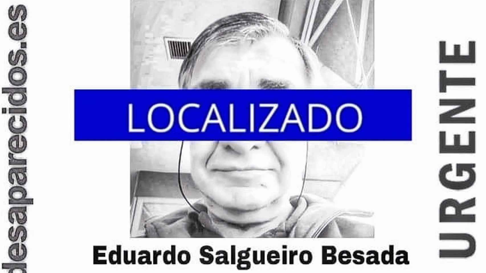 Localizado el hombre de 65 años desaparecido el pasado mes de agosto en Vigo