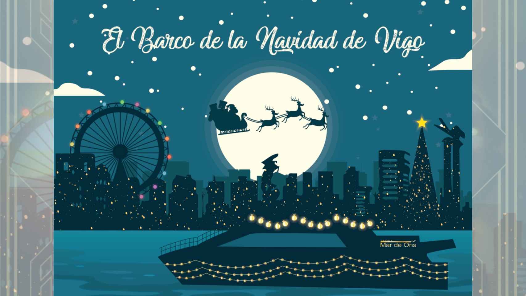 Naviera Mar de Ons se suma a las actividades de la Navidad de Vigo