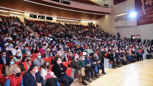 Asistentes al 14º Confreso Autonómico del PSOE en Castilla y León