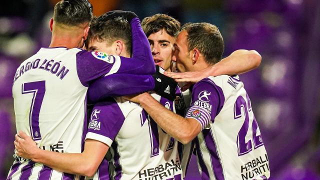 Victoria, 2-0, ante el Cartagena. Fotografía: Real Valladolid