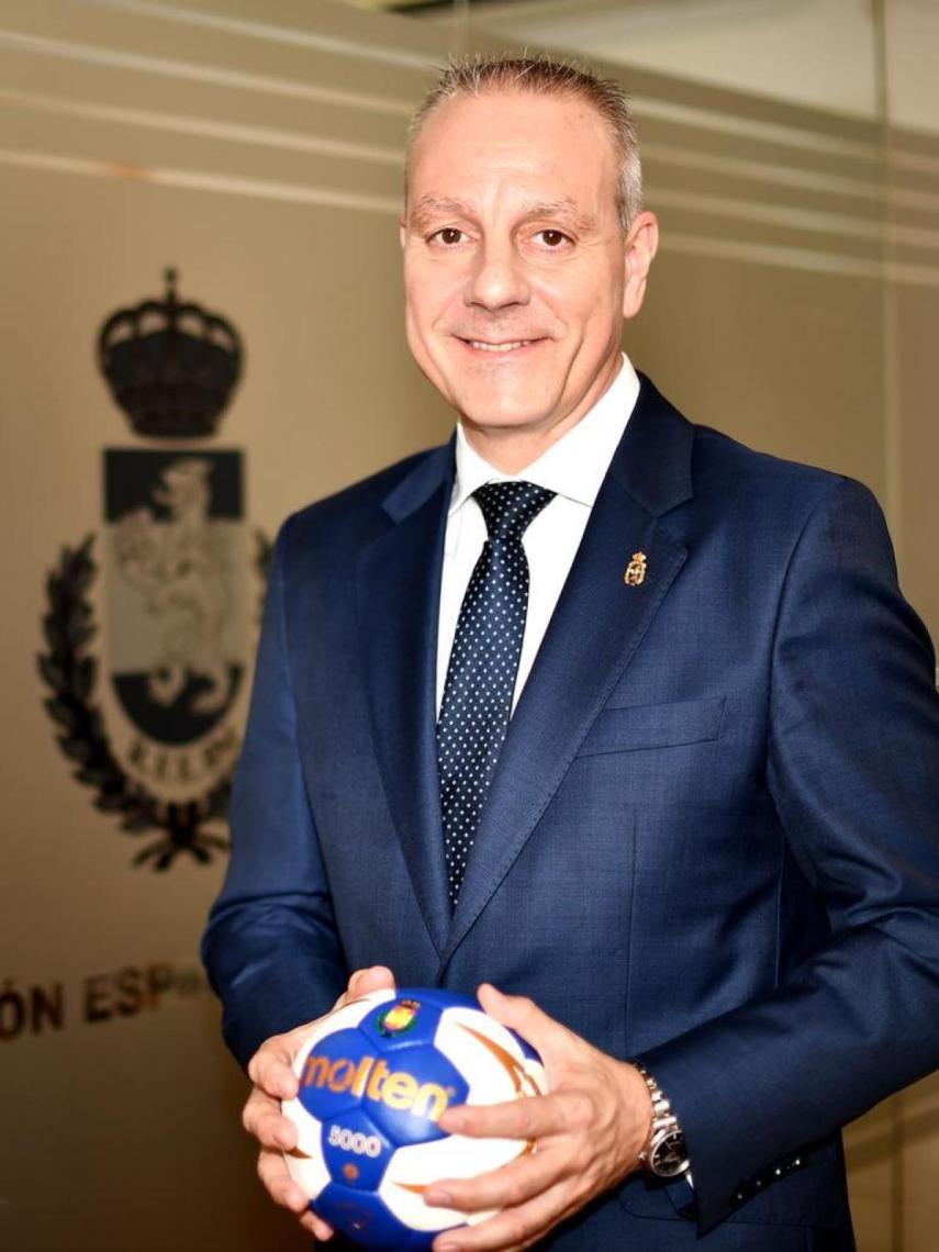 Francisco V. Blázquez, presidente de la Real Federación Española de Balonmano.