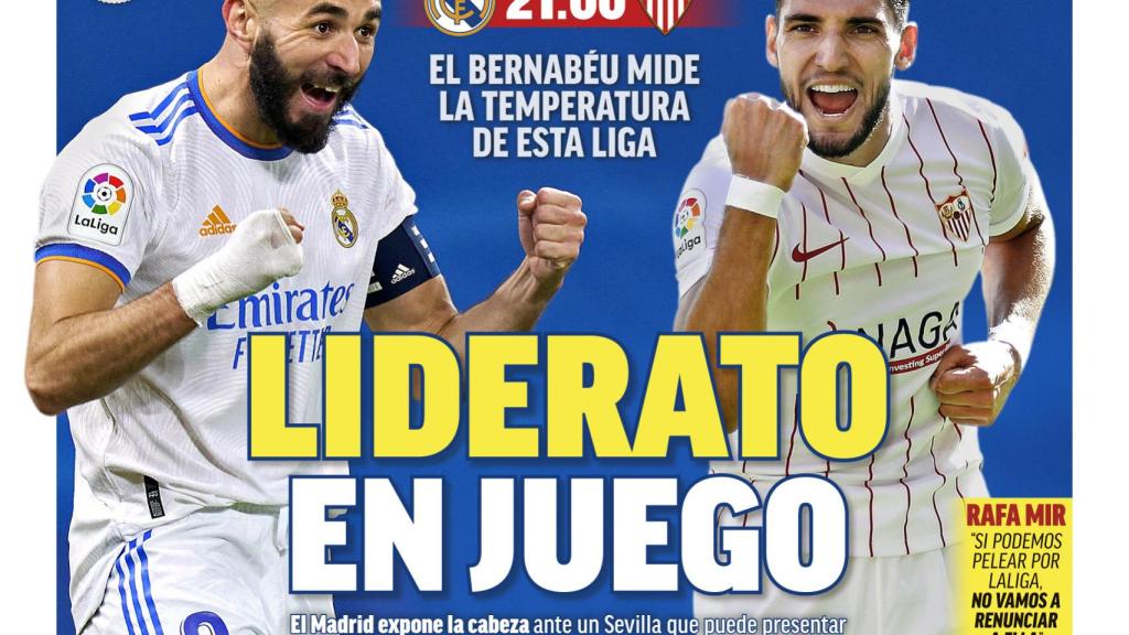 Portada MARCA (28/11/21)