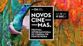 Cartel del festival ‘Novos Cinemas’ de Pontevedra.