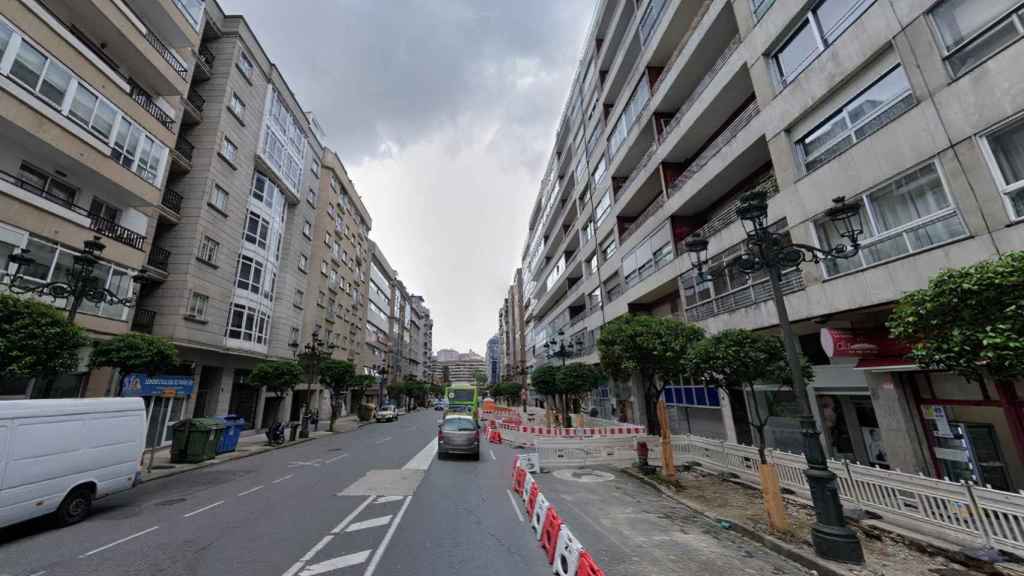 Avenida García Barbón en Vigo.