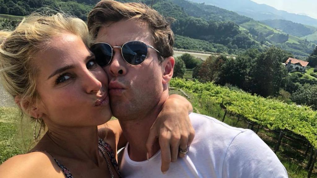 Elsa Pataky y Chris Hemsworth, en el verano de 2018 cuando visitaron el País Vasco.