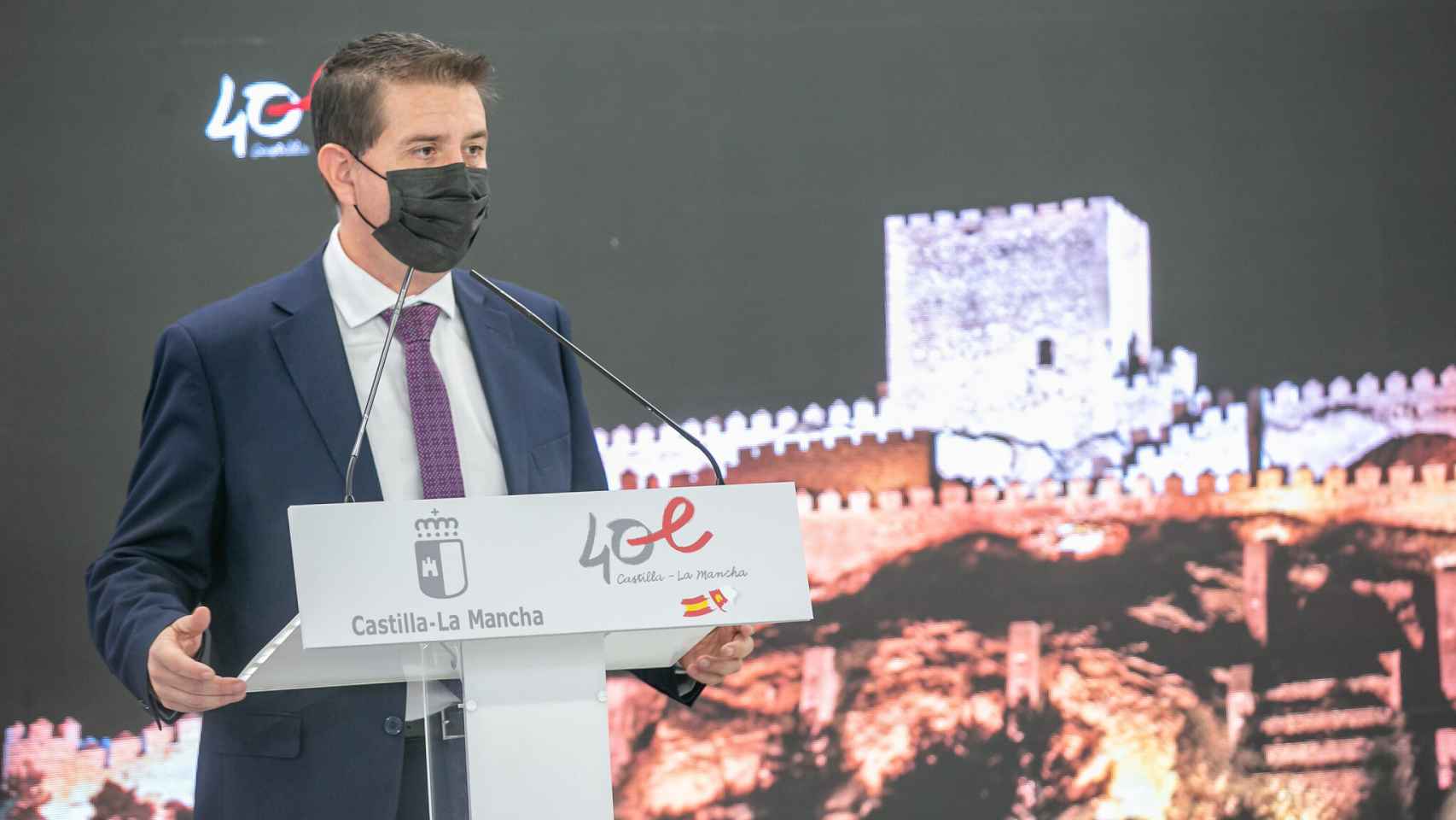 Santiago Cabañero, presidente de la Diputación de Albacete. Foto: JCCM