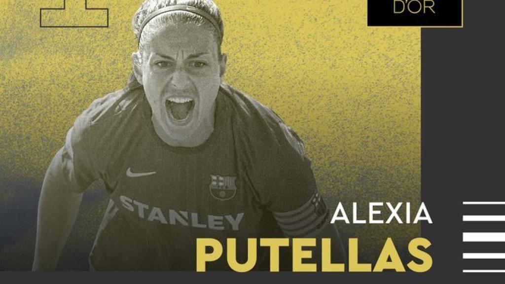 Alexia Putellas, ganadora del Balón de Oro Femenino 2021