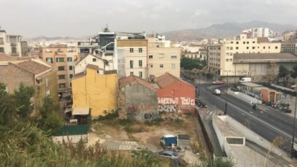 Localización de las construcciones a demoler.