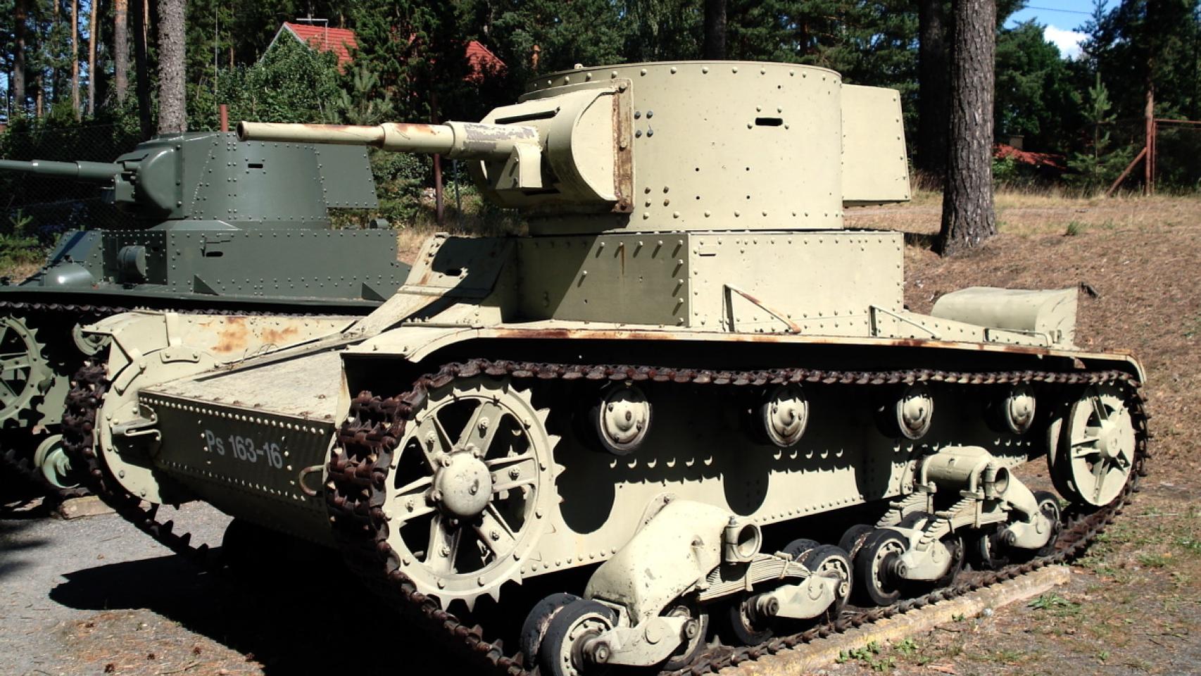 Un T-26 soviético conservado de acuerdo con los parámetros de construcción de 1933.
