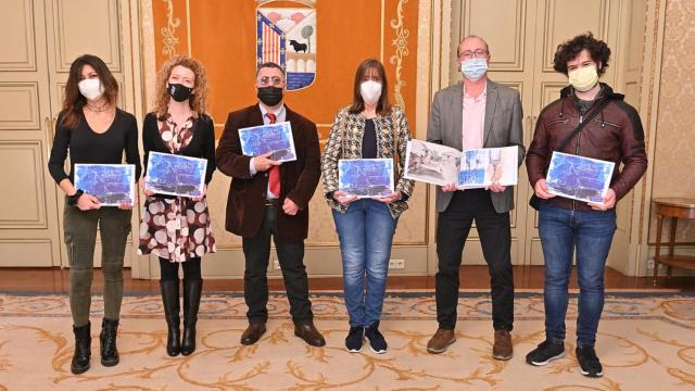 Participantes en la presentación del libro en el Ayuntamiento de Salamanca