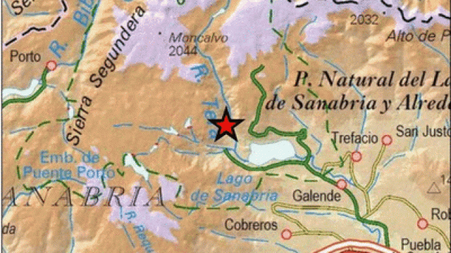 Mapa del terremoto