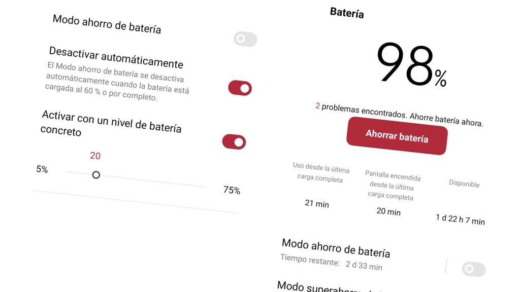 El truco para personalizar el modo de ahorro de batería en tu móvil realme