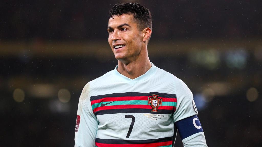 Cristiano Ronaldo, en un partido de la selección de Portugal