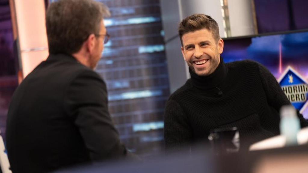 Gerard Piqué con Pablo Motos en El Hormiguero de Antena 3