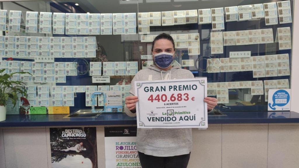 La administración de loterías ‘O Fogueteiro’ (A Coruña) reparte un premio de 440.683 euros