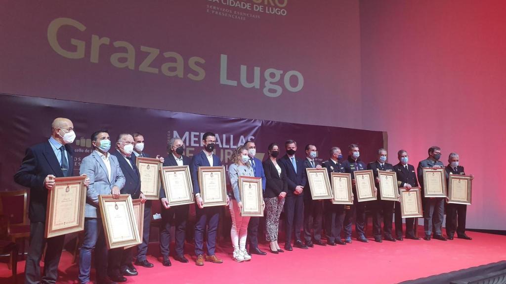 Entrega de las ‘Medallas Ouro’ del ayuntamiento de Lugo.