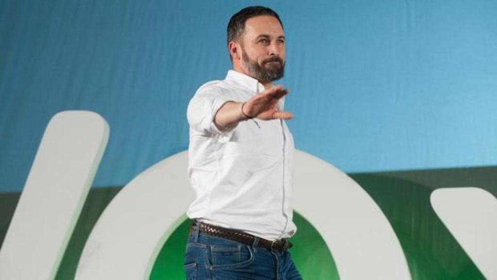 El líder de Vox, Santiago Abascal. EP