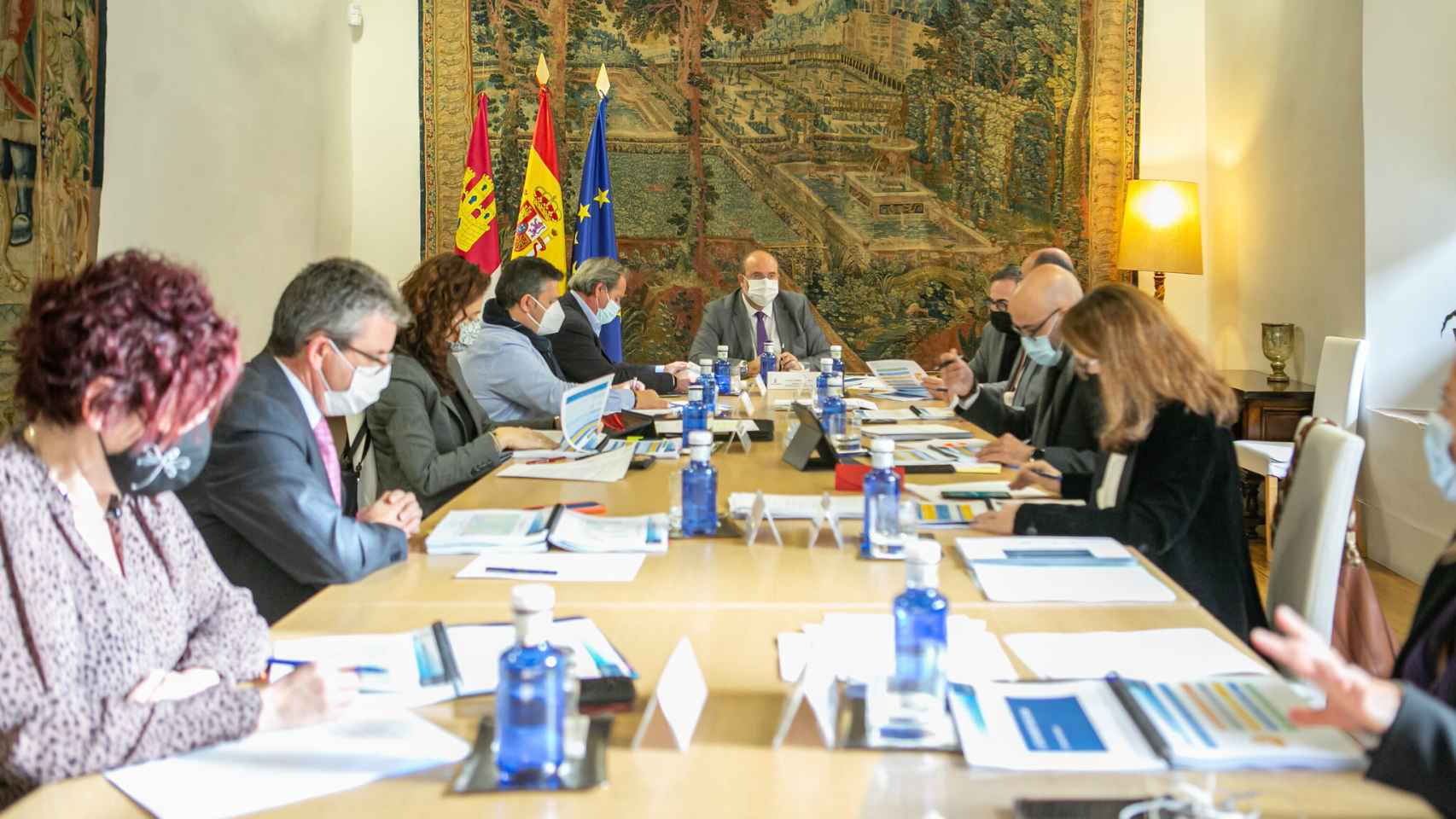Reunión del Consejo del Diálogo Social de Castilla-La Mancha. Foto: JCCM