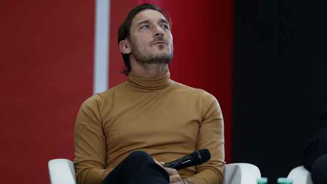 Francesco Totti, exfutbolista italiano, en un acto