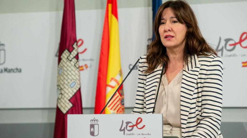 Blanca Fernández, portavoz del Gobierno de Castilla-La Mancha. Foto: JCCM