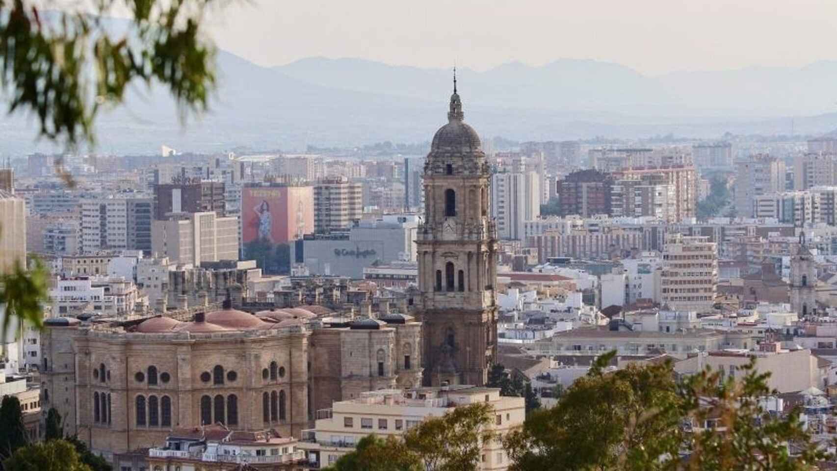 Vistas de la ciudad de Málaga.