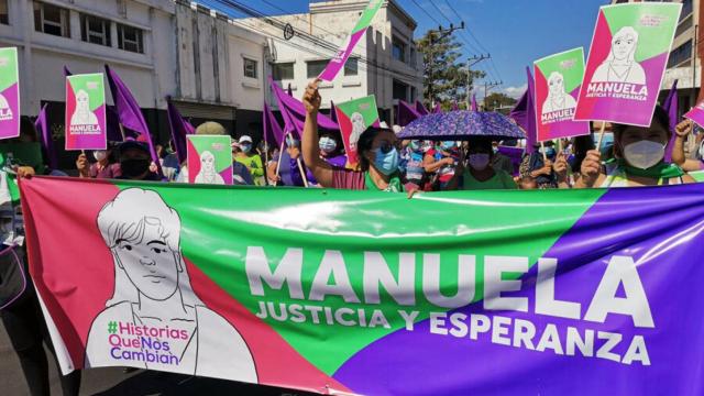 Imagen de archivo de una manifestación en defensa de Manuela.