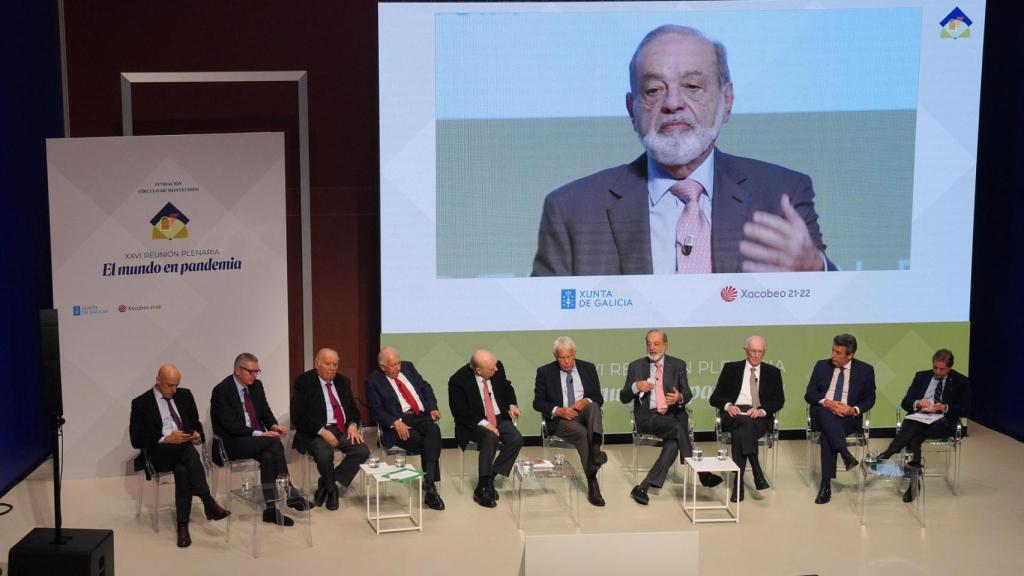 El empresario Carlos Slim traslada su optimismo frente a la pandemia en Galicia