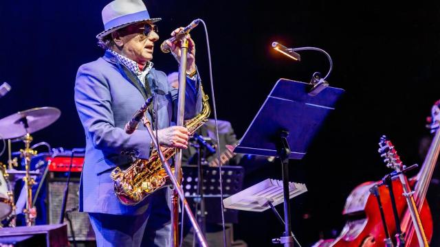 El cantante Van Morrison en una de sus actuaciones.