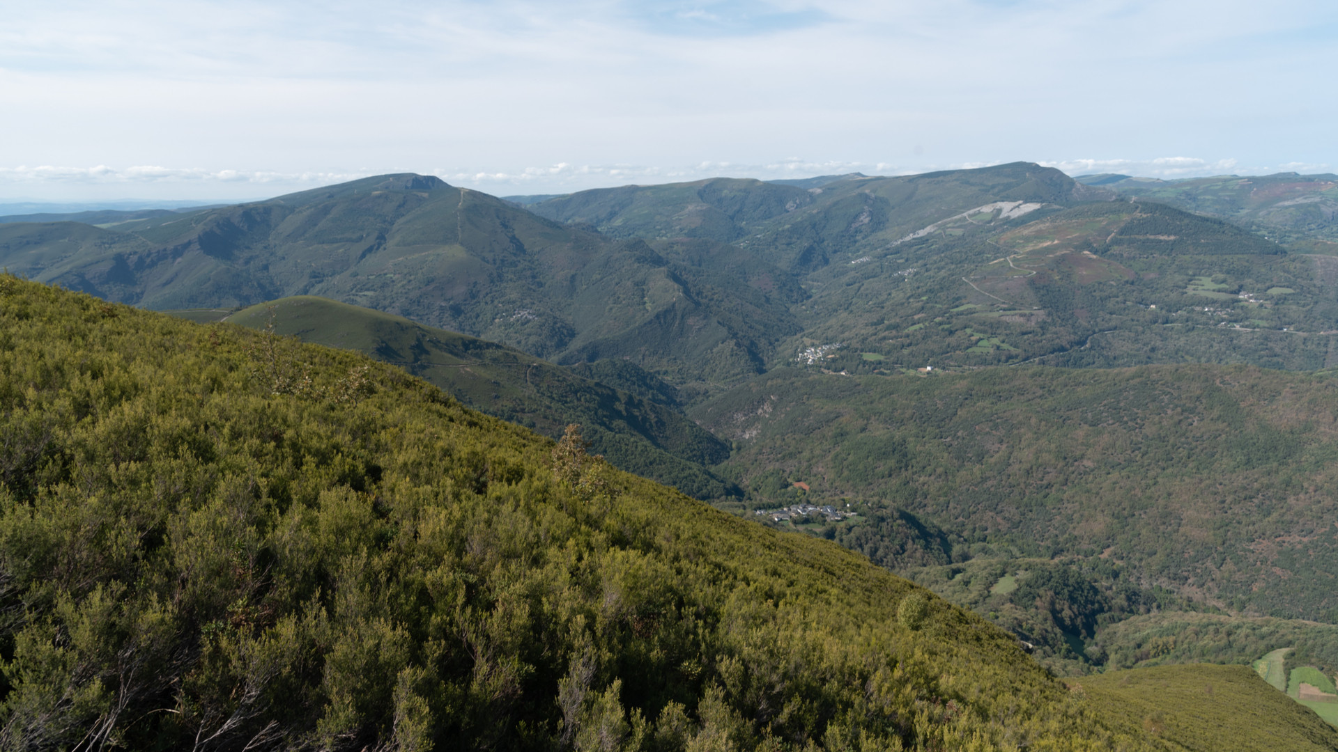 Las montañas de O Courel, hogar del Apalpador.