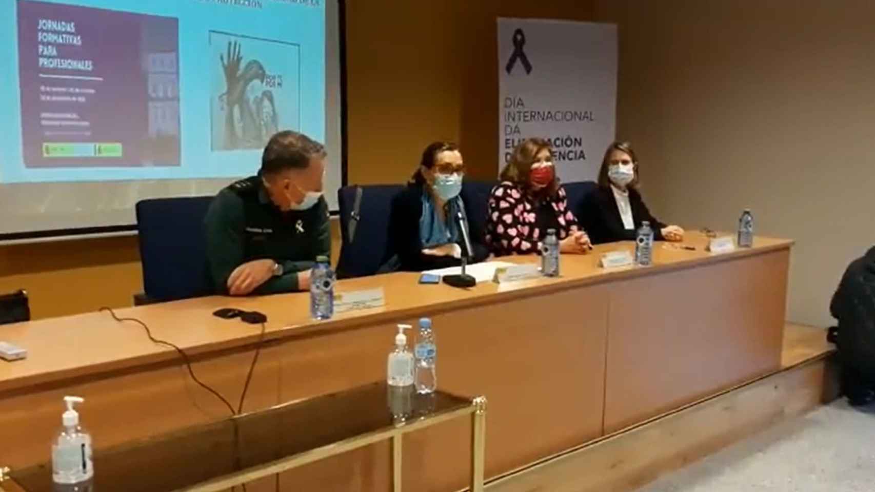 Maica Larriba durante su intervención en la clausura del ciclo