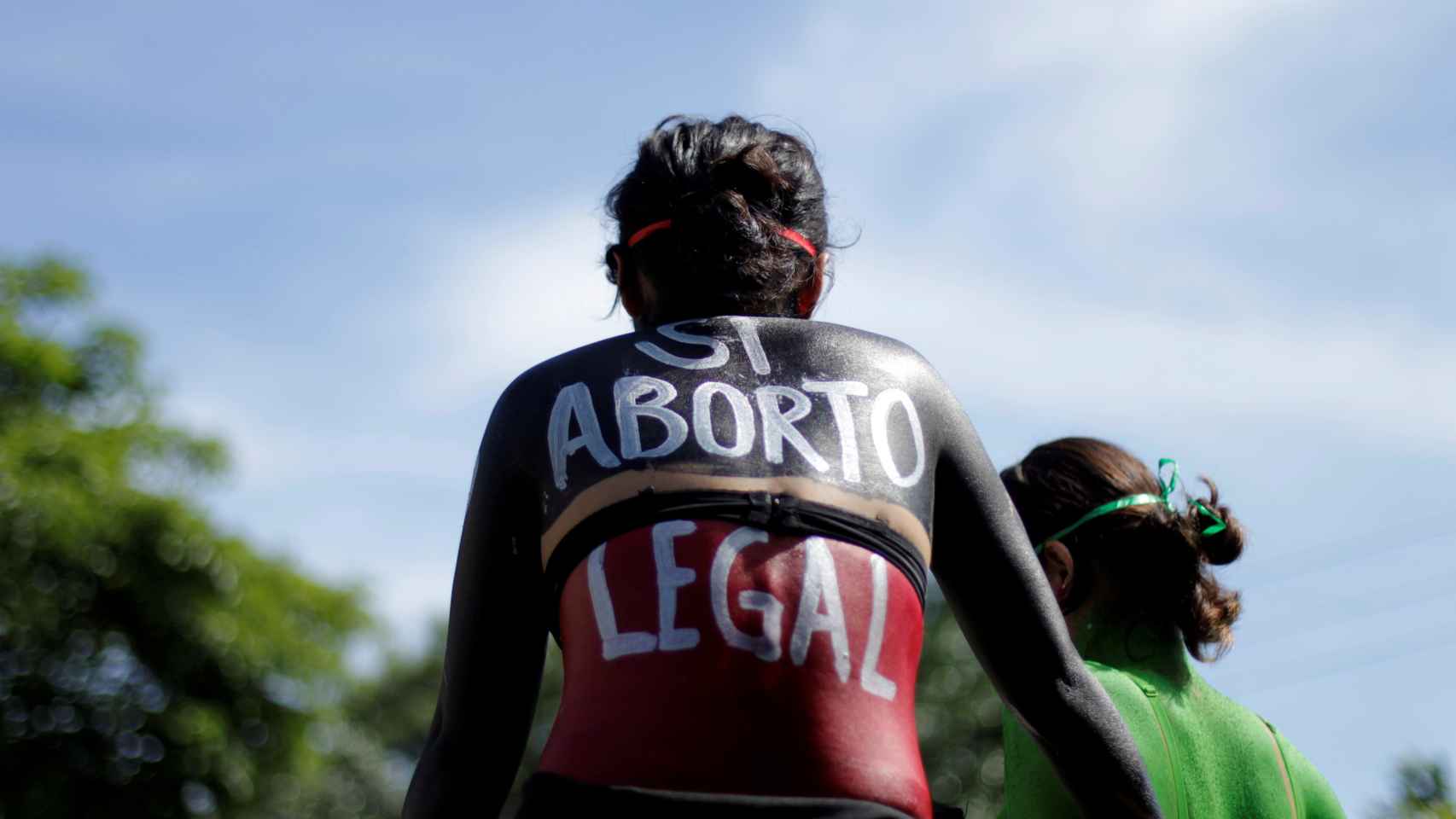 Imagen de archivo de una protesta a favor del aborto en El Salvador.