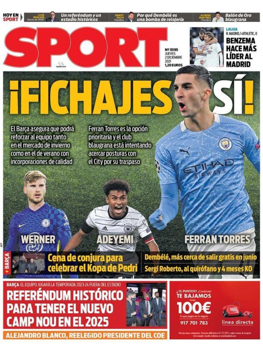 Portada SPORT