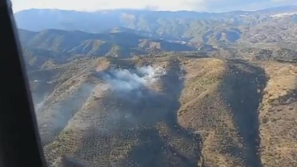 Incendio en Guaro (Málaga)