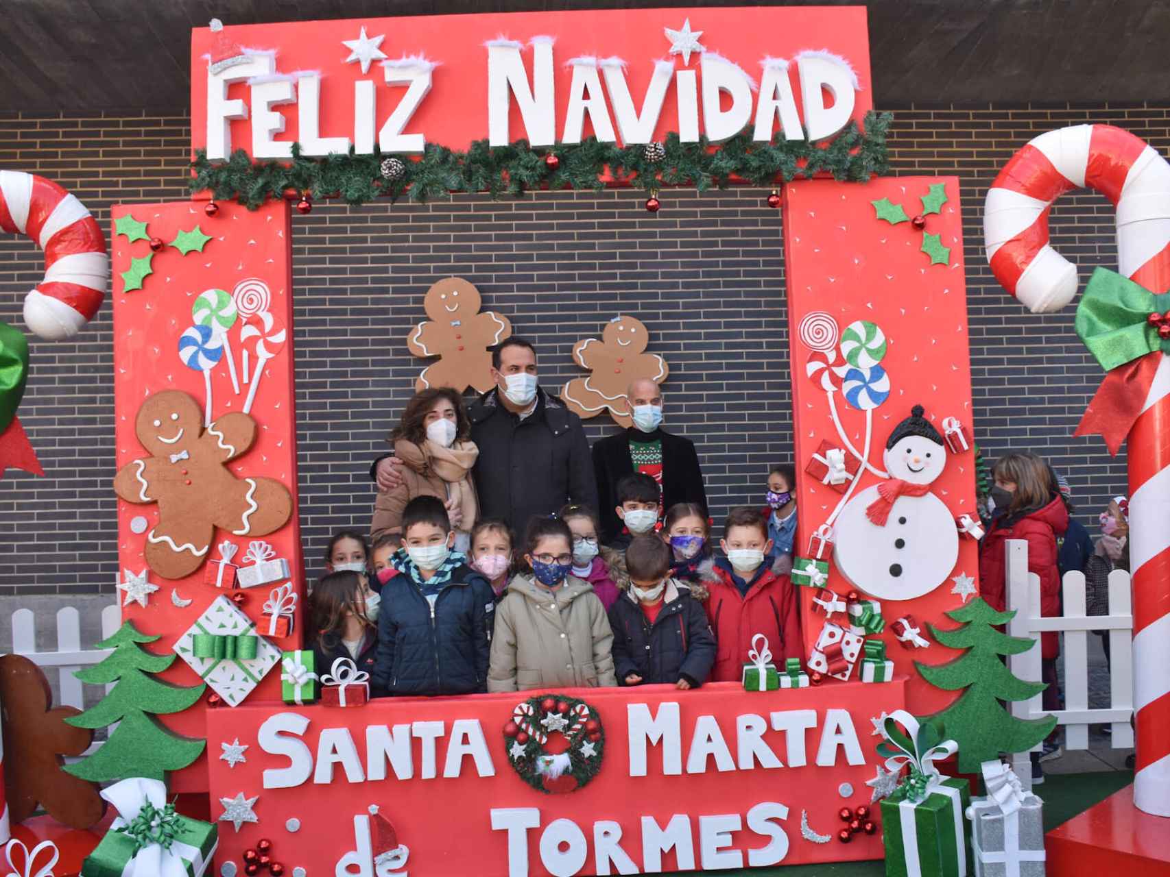 Imágenes de la 'Villa de Navidad' en Santa Marta de Tormes