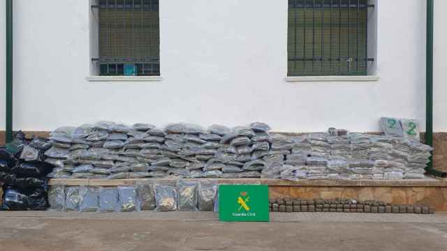 Atención a la foto: toda esta droga ha sido descubierta por la Guardia Civil en Ciudad Real