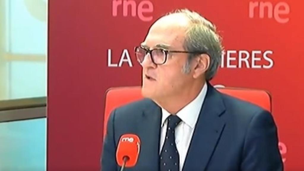 El Defensor del Pueblo, Ángel Gabilondo, este jueves en RNE.