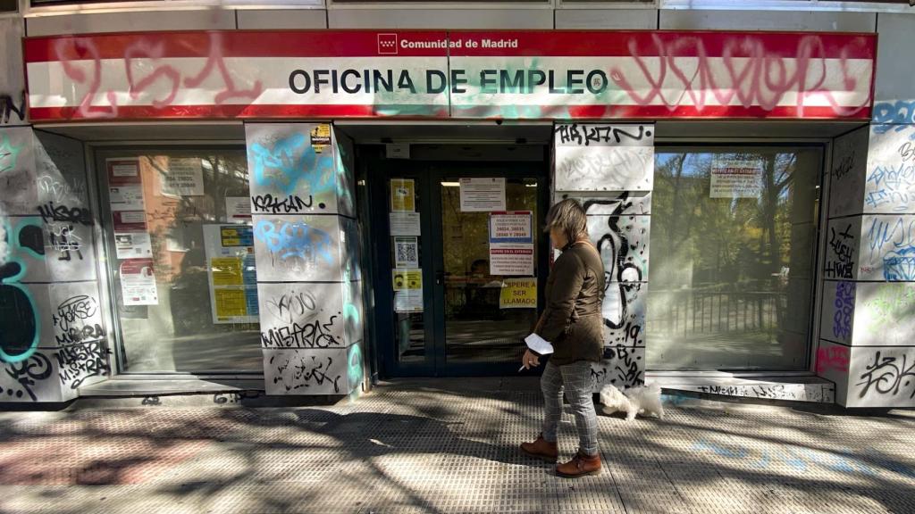 Una oficina de empleo en Madrid.