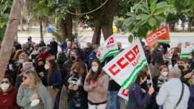 Vídeo: así ha sido la segunda jornada de huelga en Málaga por el ERE de Unicaja Banco.