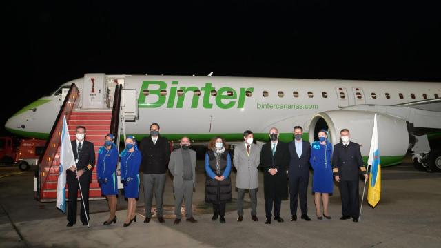 Vuelo inaugural de Binter desde A Coruña