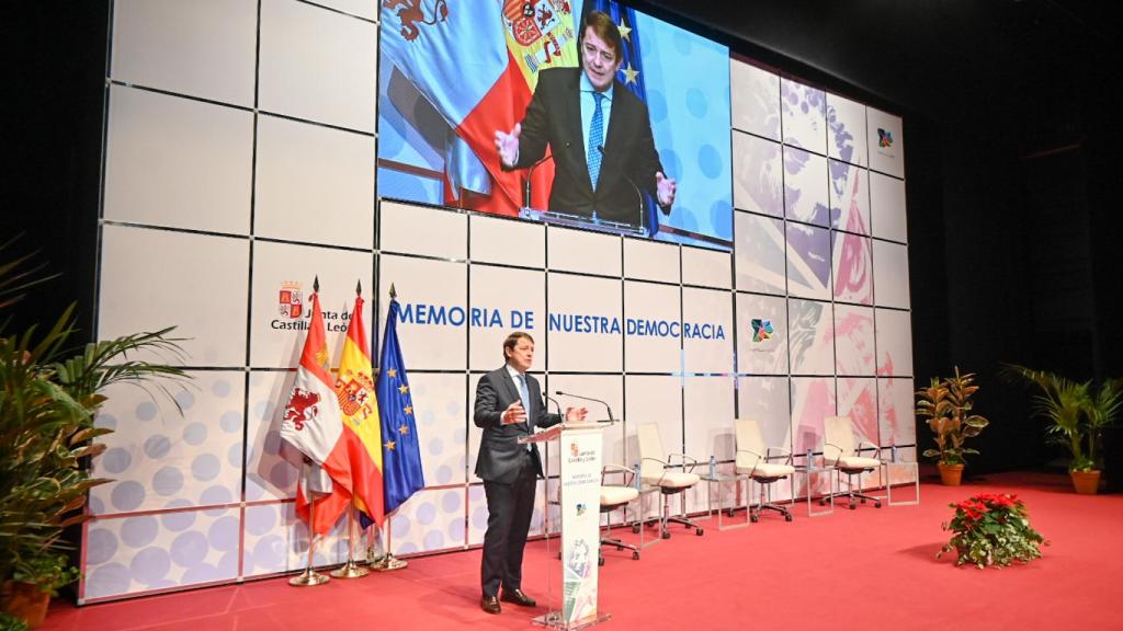 Mañueco en la inauguración jornada 'Memoria de Nuestra Democracia'