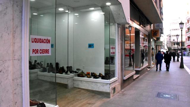 Un comercio en Zamora a punto de cerrar.