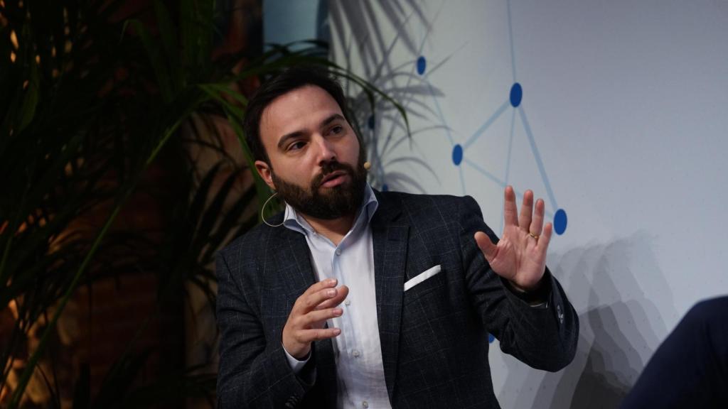 Ángel Niño, concejal de Innovación y Emprendimiento del Ayuntamiento de Madrid, durante la jornada 'El Mapa de la Digitalización', organizada por D+I. Foto: V. BOSCH