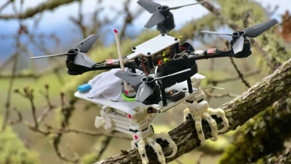 Un dron especializado en cuidado de plantaciones.