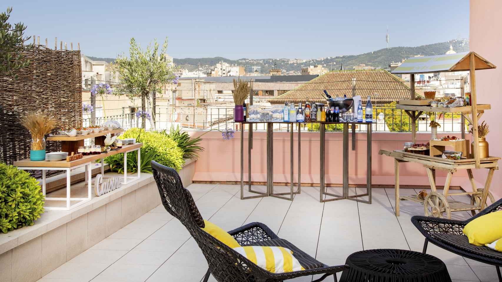 Lujosa suite con terraza en Le Méridien Barcelona