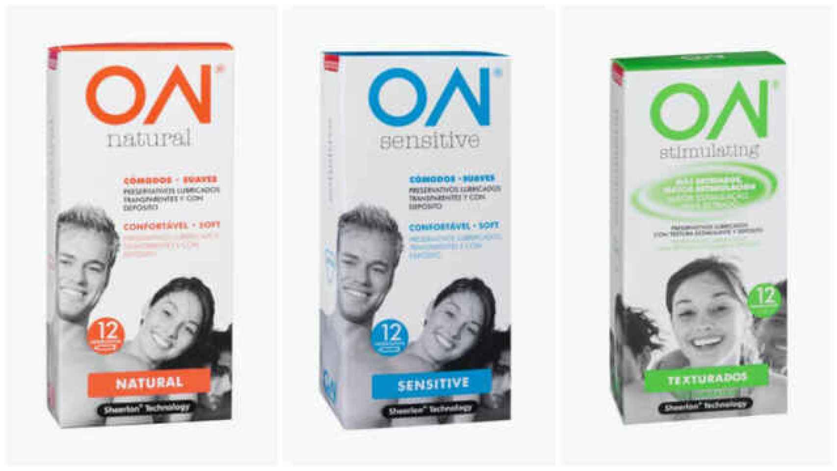 Tres tipos de preservativos fabricados por la empresa japonesa Okamoto y vendidos por Mercadona.